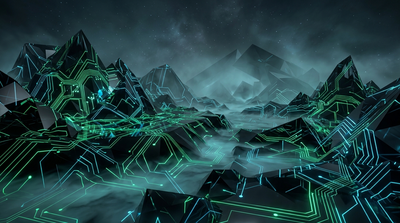 Cyber Emerald Matrix
